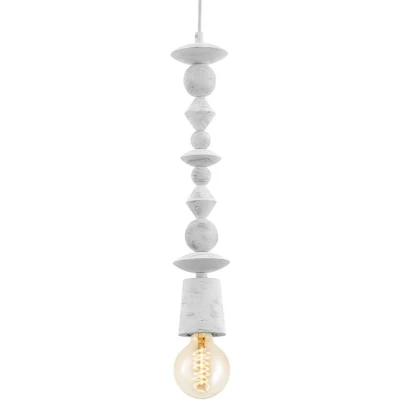Afbeelding van EGLO Vintage Avoltri Hanglamp 1 Lichts Patina Wit