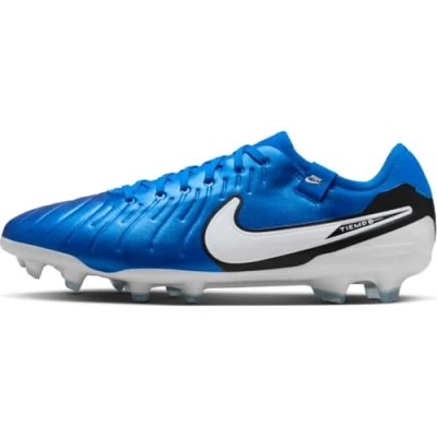 Afbeelding van Nike Performance Tiempo Legend 10 PRO FG Voetbalschoenen met kunststof noppen, Heren, Maat: 40.5, Soar/white Imitatieleer/ textiel