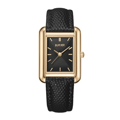 Afbeelding van Burker Limited Edition Horloge, Dames, Maat: One Size, black leather