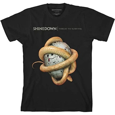 Afbeelding van Shinedown Clean Threat Heren T shirt 2XL Zwart