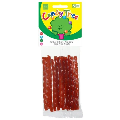 Afbeelding van Candy Tree Aardbeienkabels 75 gram