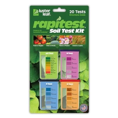 Afbeelding van Luster Leaf 1601 Rapitest Test Kit voor Bodem pH, Stikstof, Fosfor en Potas, 1 Pack