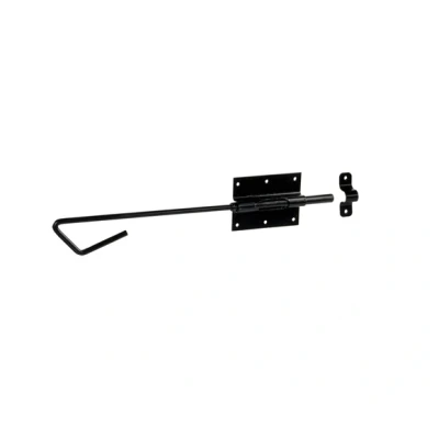 Afbeelding van Grondgrendel standaard, zwart gecoat, 40cm