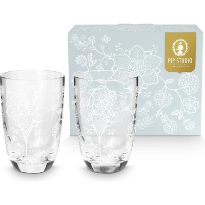 Afbeelding van Pip Studio waterglas Lily&amp;Lotus (set van 2) (400 ml)