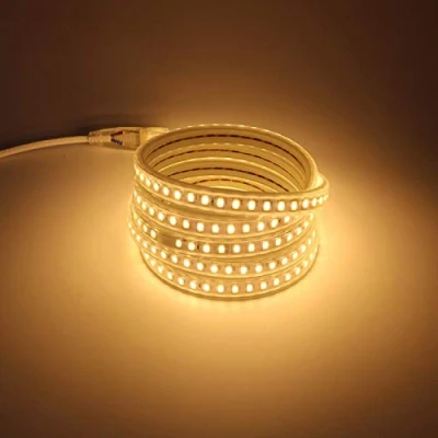 Afbeelding van 3M LED Strip 220V Warm wit met EU Stekker, 5730 120 leds/m IP67 Waterdicht Flexibel Strips Licht (Warm wit, 3)