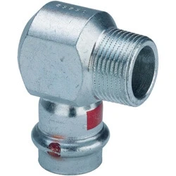 Afbeelding van Prestabo kniekoppeling 15 mm pers x 1/2&quot; bu.dr.