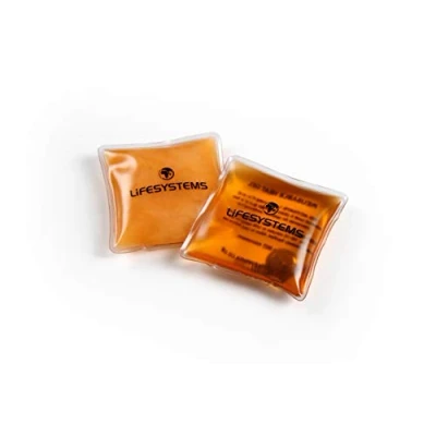 Afbeelding van Lifesystems Herbruikbare gel handwarmers, set van twee met 45 minuten warmte, perfect voor zakken tijdens het kamperen, wandelen of skiën