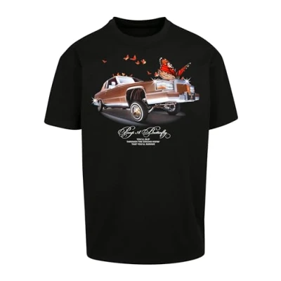 Afbeelding van Upscale by Mister Tee PIMP A Tshirt print, Heren, Maat: Small, Black