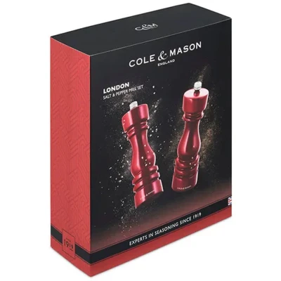 Afbeelding van Cole &amp; Mason Gloss London peper en zoutmolenset 18 cm