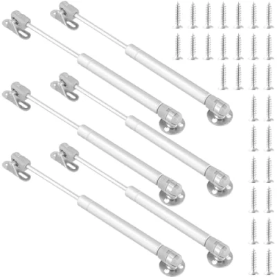 Afbeelding van CHEUKYIU Gasdrukdempers, 6 stuks, 300 N, schokdempers, keukenkast, kastdeurdemper, hydraulische gasveer voor deuren, keukenkasten, meubels