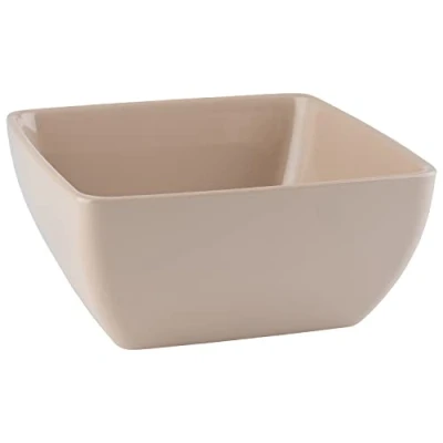 Afbeelding van APS 85261 melamineschaal PURE COLOR serveerschaal voor vierwerkgerechten, 25,0 x 12,0 cm, 3,8 liter, zand