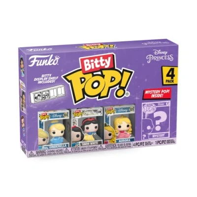 Afbeelding van Funko Pop! 4 Pack: Disney Princess Series 3 Cinderella 222 Snow White 339 Aurora 325 + Mystery