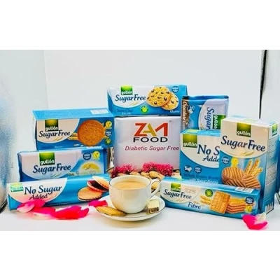 Afbeelding van Gullon Suikervrije Diabetische Luxe Gemengde Koekjes Assorted, Variëteit pakket van 8, perfect voor het schenken vrienden &amp; Familie, All Occasions Hamper