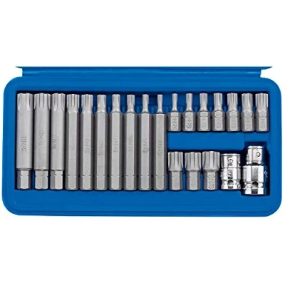 Afbeelding van Draper 16347 Vierkante Drive Ribe Socket en Bit 22 delige Set