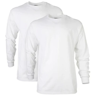Afbeelding van Gildan Heren T shirt (2 stuks), wit, 4XL