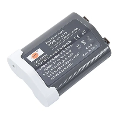 Afbeelding van DSTE EN EL18 ENEL18 vervangende batterij compatibel met Nikon D4, D4S, D800, D800E