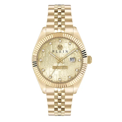 Afbeelding van Philipp Plein Date Superlative PWMFA0525 Horloge Staal Goudkleurig Ø 41 mm