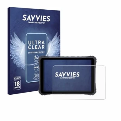 Afbeelding van Savvies Screenprotector voor Topicon MDT865 Folie Beschermfolie transparant (18 Stuks)