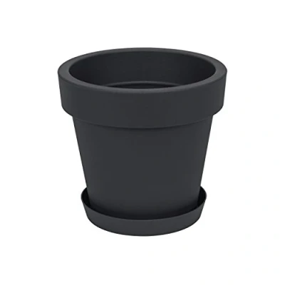 Afbeelding van Prosperplast Lofly serie antraciet bloempot 25 cm diameter