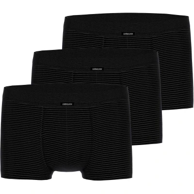 Afbeelding van Ammann 3ER PACK Onderbroeken, Heren, Maat: Medium, Anthrazit
