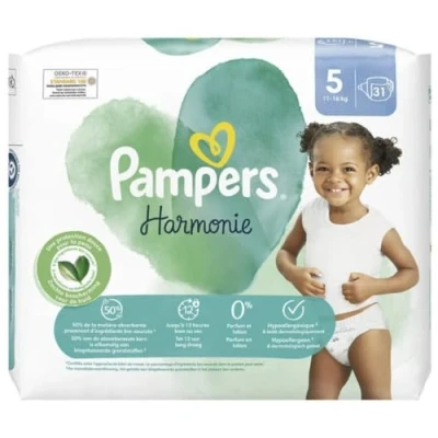 Afbeelding van Pampers Harmonie Luiers Maat 5, 31 Stuks