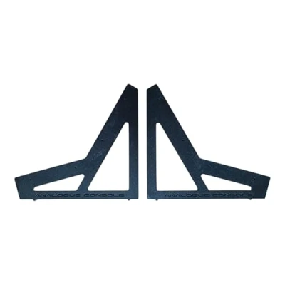 Afbeelding van Acid Console Eurorack desktopstandaard, 2 x Behringer Edge, Crave, Spice of Grind Synthesizer houder, 15 en 60 hoek, zwart