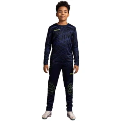 Afbeelding van Uhlsport Prediction Keeperset Kinderen Marine / Fluogeel Maat: 116