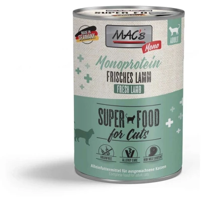 Afbeelding van MAC&#039;s CAT Monoproteïne blik 6x400g Lam