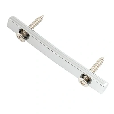 Afbeelding van Musiclily Pro 48mm Messing Snaargeleider String Retainer Bar voor Floyd Rose Double Locking Tremolo Brug, Chroom