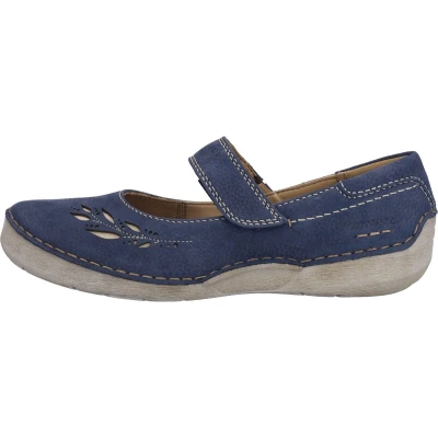 Afbeelding van Josef Seibel Fergey Ballerina&#039;s met enkelbandjes, Dames, Maat: 44, Shark Schoenen