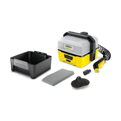Afbeelding van Kärcher OC 3 Pet hogedrukreiniger Compact Batterij/Accu Zwart, Geel 120 L/u