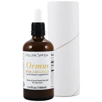 Afbeelding van Ormus met 24K goud 3,4 Fl Oz 100 ml Geconcentreerde Kolodiaal Heiltropfen®