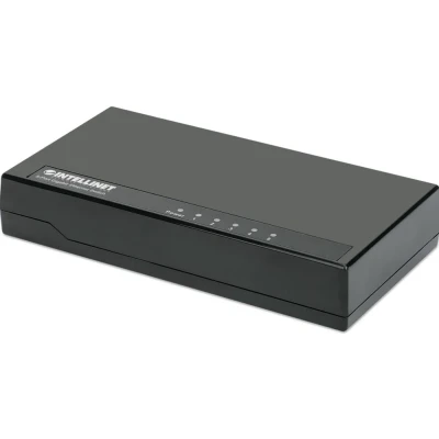 Afbeelding van INTELLINET 5 Port Gigabit Ethernet Switch Desktop Kunststoff