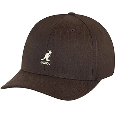 Afbeelding van Kangol Heren Cap Wool Flexfit Baseball, bruin, L/XL