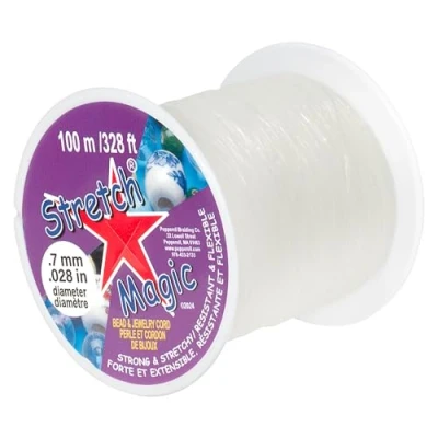 Afbeelding van Pepperbell Stretch Magic Bead en sieradensnoer 7 mm x 100 m helder