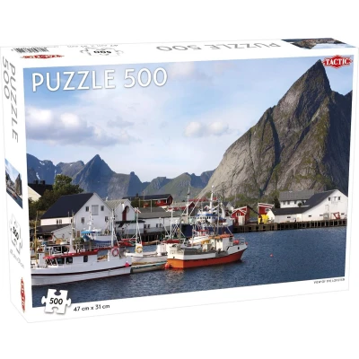 Afbeelding van Puzzel Around the World Northern Stars: View of Lofoten 500 stukjes