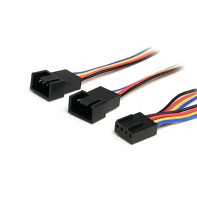 Afbeelding van StarTech.com 30cm 4 pins Splitterkabel Y adapter voor Ventilatorvoeding F/M