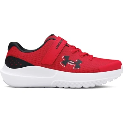 Afbeelding van Under Armour UA BPS Surge 4 AC, Sneakers jongens, Red/Black/Black, 32 EU