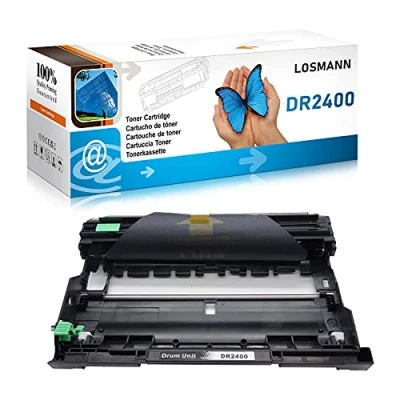 Afbeelding van LOSMANN DR2400 Drumeenheid Compatibel met Brother DR 2400 voor MFC L2710DW HL L2350DW DCP L2530DW L2370DN L2510D L2550DN L2375DW L2310D L2730DW 1x Trommel