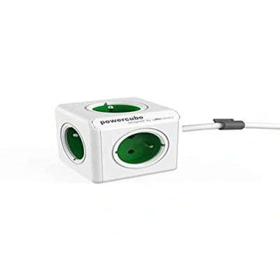 Afbeelding van Allocacoc PowerCube Extended Groen 1,5 Meter (FR)