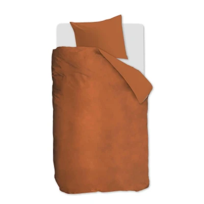 Afbeelding van Dekbedovertrek At Home by Beddinghouse Tender Fluweel Terra