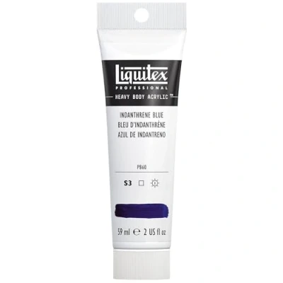 Afbeelding van Liquitex 1045322 Professional Heavy Body acrylverf in kunstenaarskwaliteit met uitstekende lichtechtheid en boterachtige consistentie, 59ml Tube, Indanthrene Blue