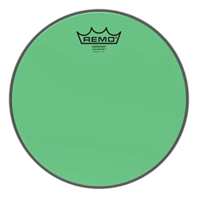 Afbeelding van Remo Emperor Colortone Green 10&quot; Tom vel