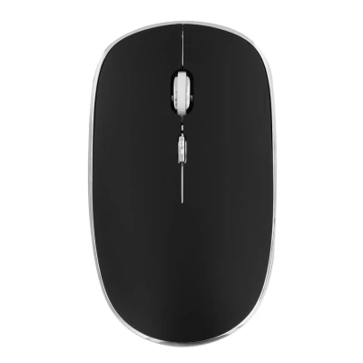 Afbeelding van MWRUBBY2 RuBBY optische muis, 1600 dpi, draadloos, stil, zwart/zilverkleurig