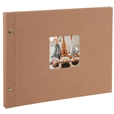 Afbeelding van Goldbuch Schroefalbum Bella Vista Hazelnoot 31x39 cm