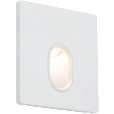 Afbeelding van Paulmann 92922 LED inbouwlamp wandinbouwlamp vierkant incl. 1x1,7 watt inbouwspot wit spot kunststof 2700 K