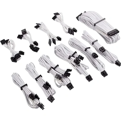 Afbeelding van Corsair Premium Individually Sleeved DC Cable Pro Kit, Type 4 (Generation 4), WHITE