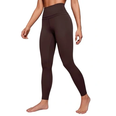 Afbeelding van CRZ YOGA Women&#039;s Naked Feeling I Workout Legging 28 Inch Hoog Getailleerde Yogabroek Over De Volledige Lengte Hot Fudge Bruin L
