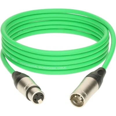 Afbeelding van Klotz M1K4FM1500 Microfoonkabel groen 15 m