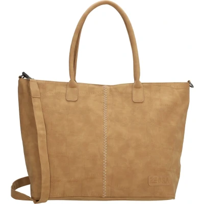 Afbeelding van Zebra Trends Mirjam Shopper camel Damestas